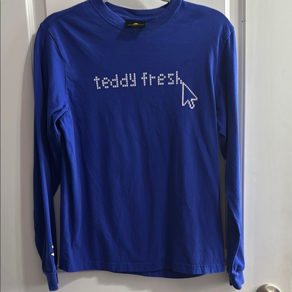 Teddy Fresh “unavailable” Blue Long Sleeve Shirt